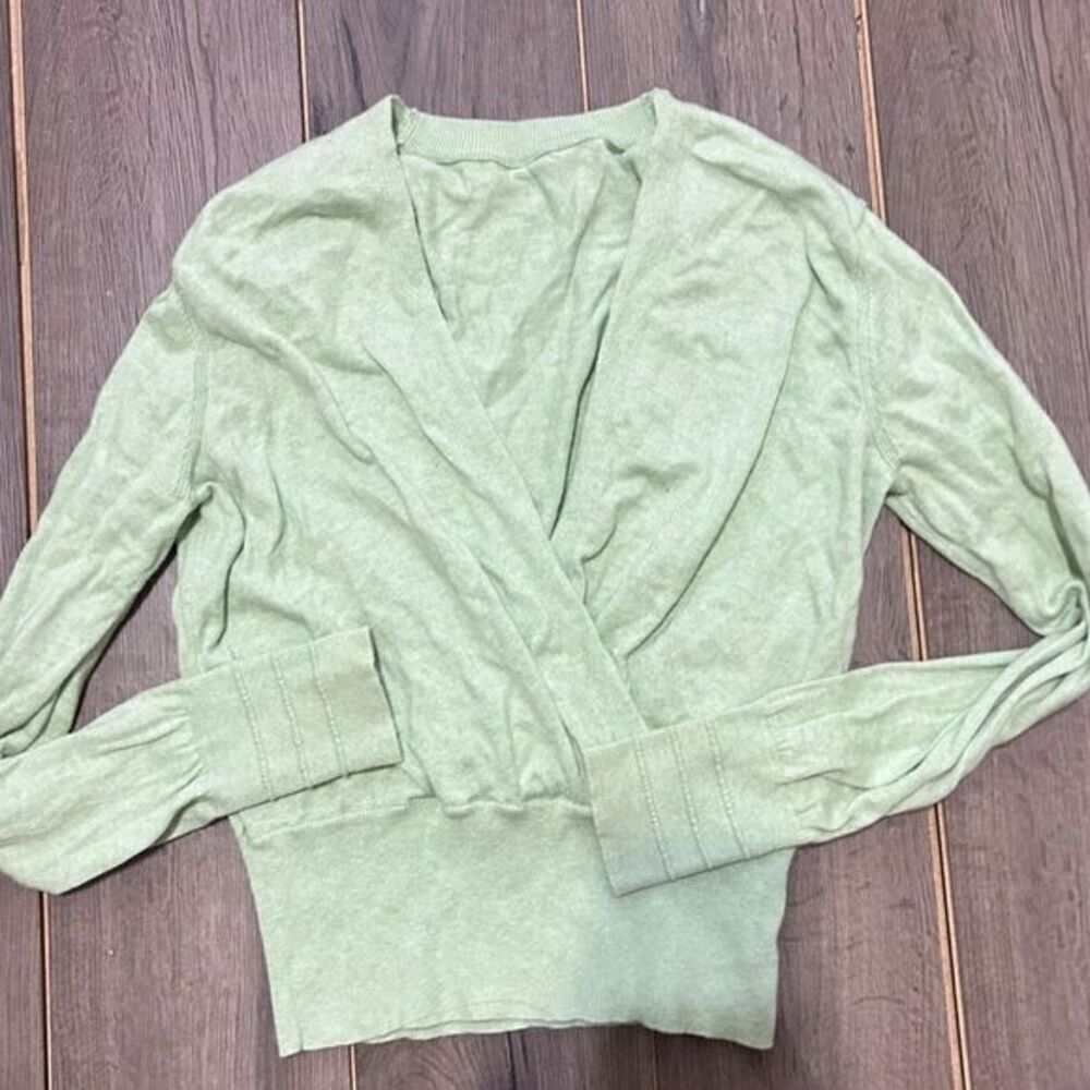 Lululemon Pilates Mint Wrapped Sweater